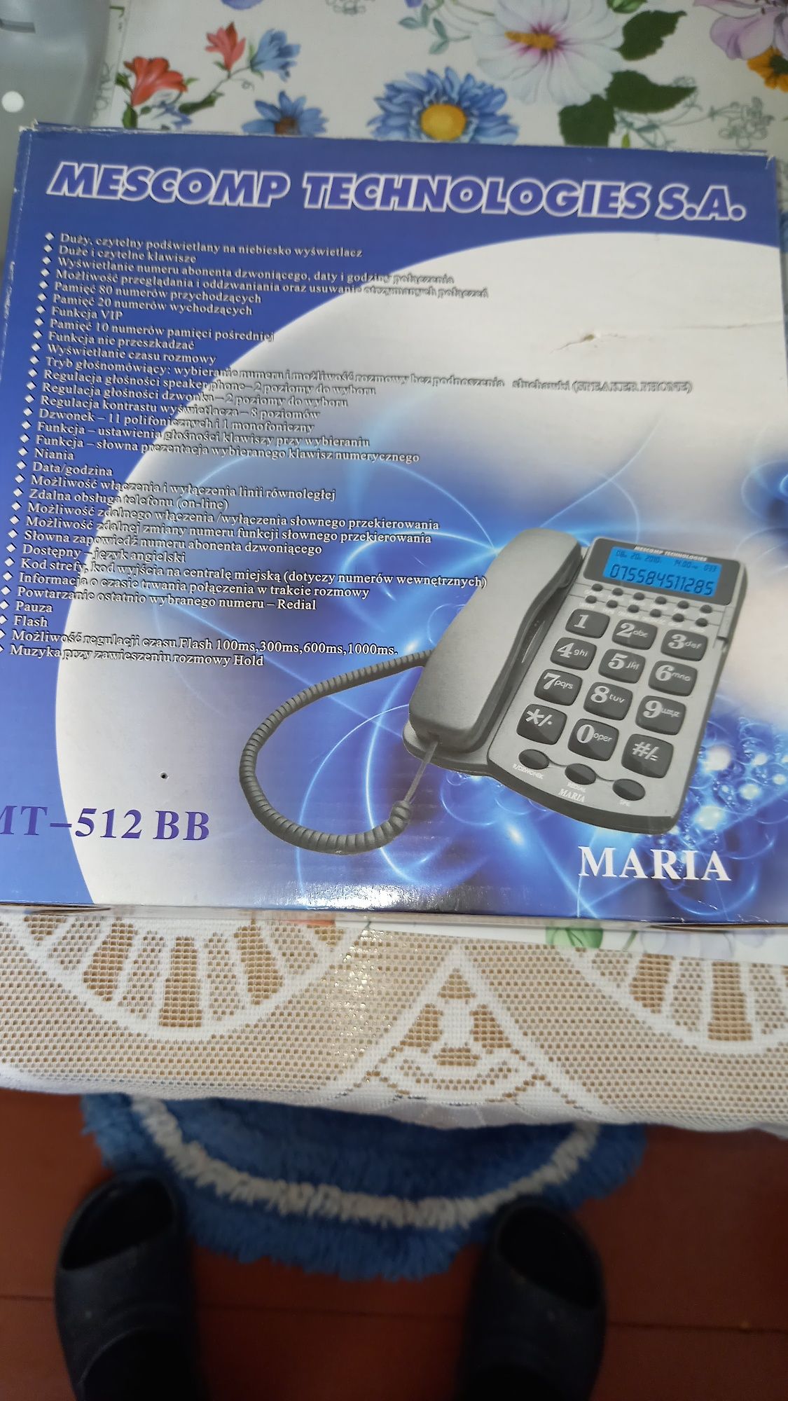 Telefon stacjonarny dla seniora