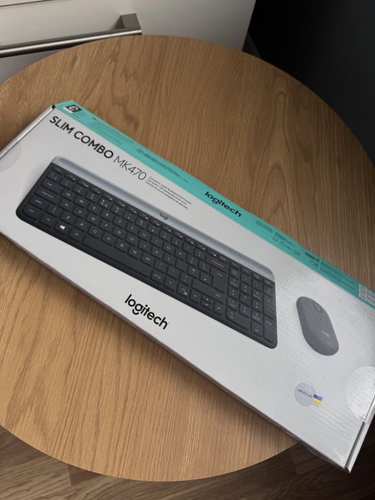 Бездротова клавітара та мишка Logitech Wireless Slim Combo MK470