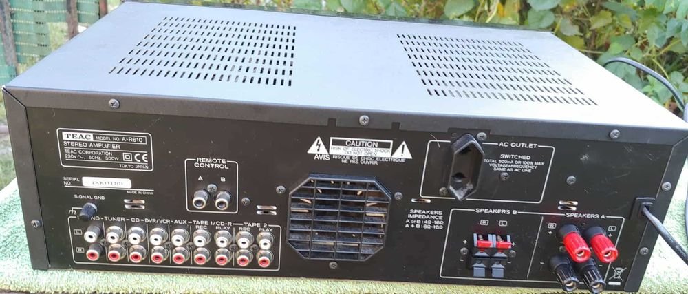 Wzmacniacz stereo, Zadbany TEAC A-R610 120W na kanał +TEST Odbiór osb.