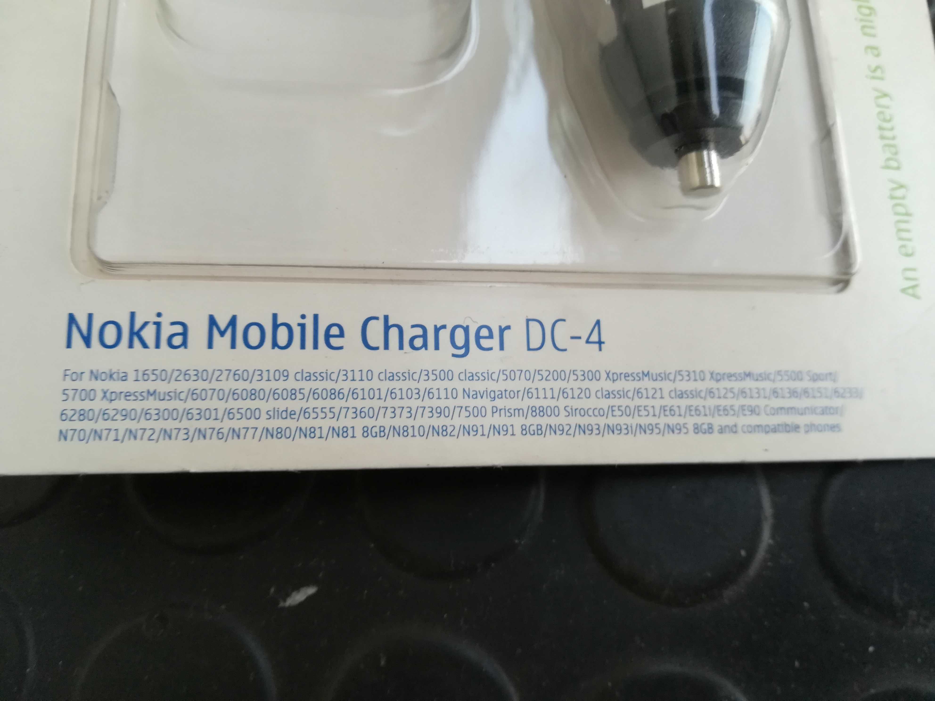 Ładowarka samochodowa nokia DC 4 ORGINAŁ