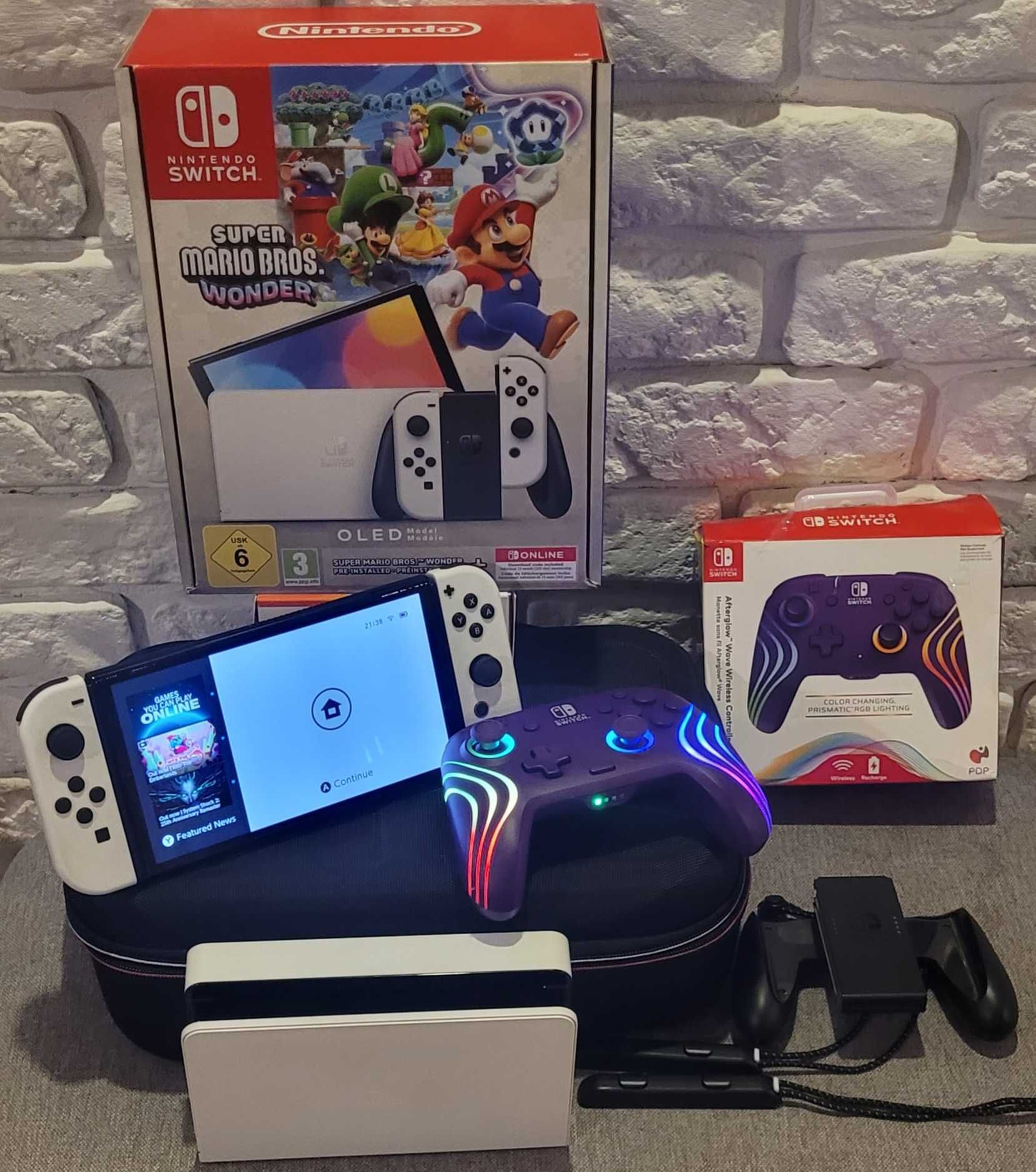 Nintendo Switch Oled+akcesoria