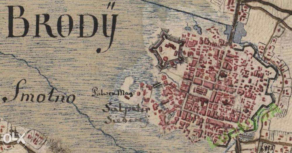 Старі карти фон Міга 18 століття