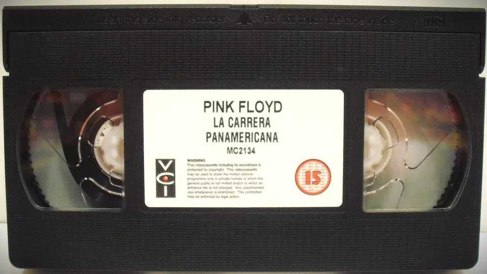 PINK FLOYD La carrera panaamericana  VHS VIDEO