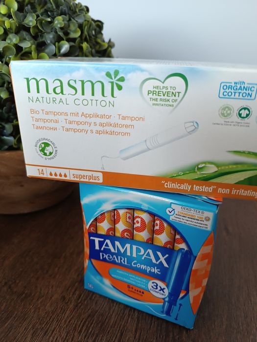 Tampony z aplikatorem Tampax i Masmi 24 szt