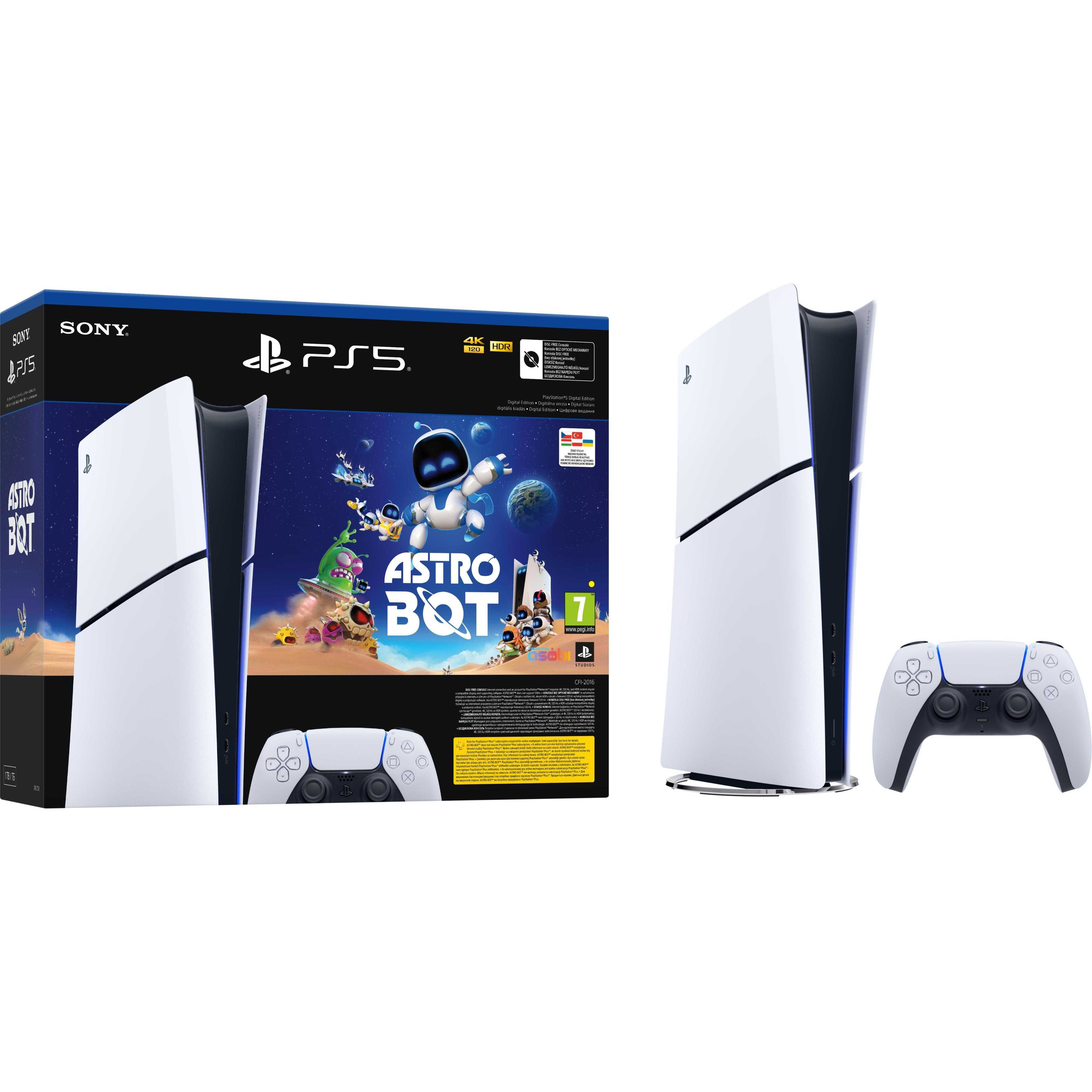 Ігрова консоль PlayStation 5 Slim Digital Edition (Astro Bot)