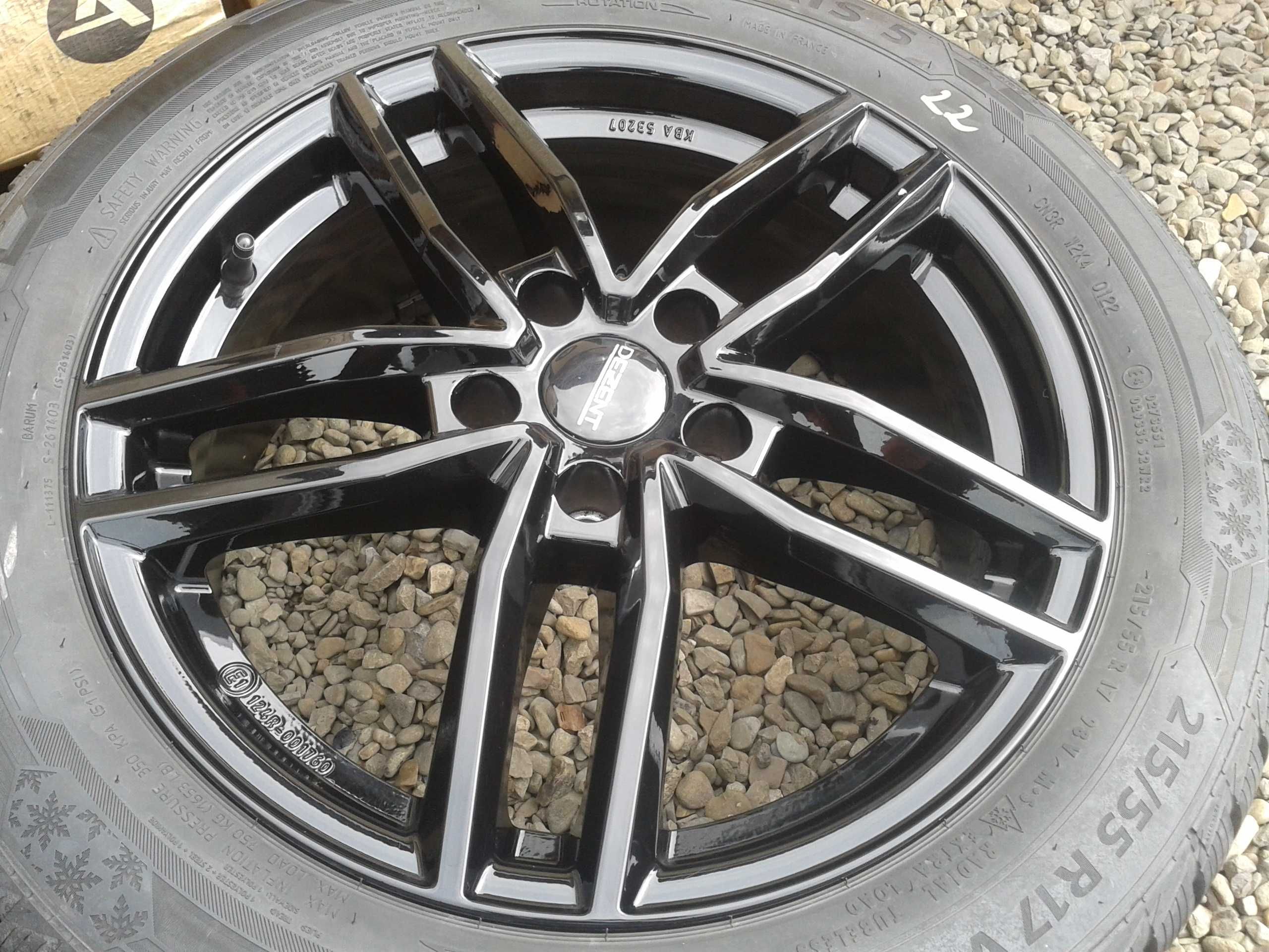 felgi r17 dezent audi a3 a4 a6 q2 q3 5x112 b6 b7 c6 mielec 7j czarne