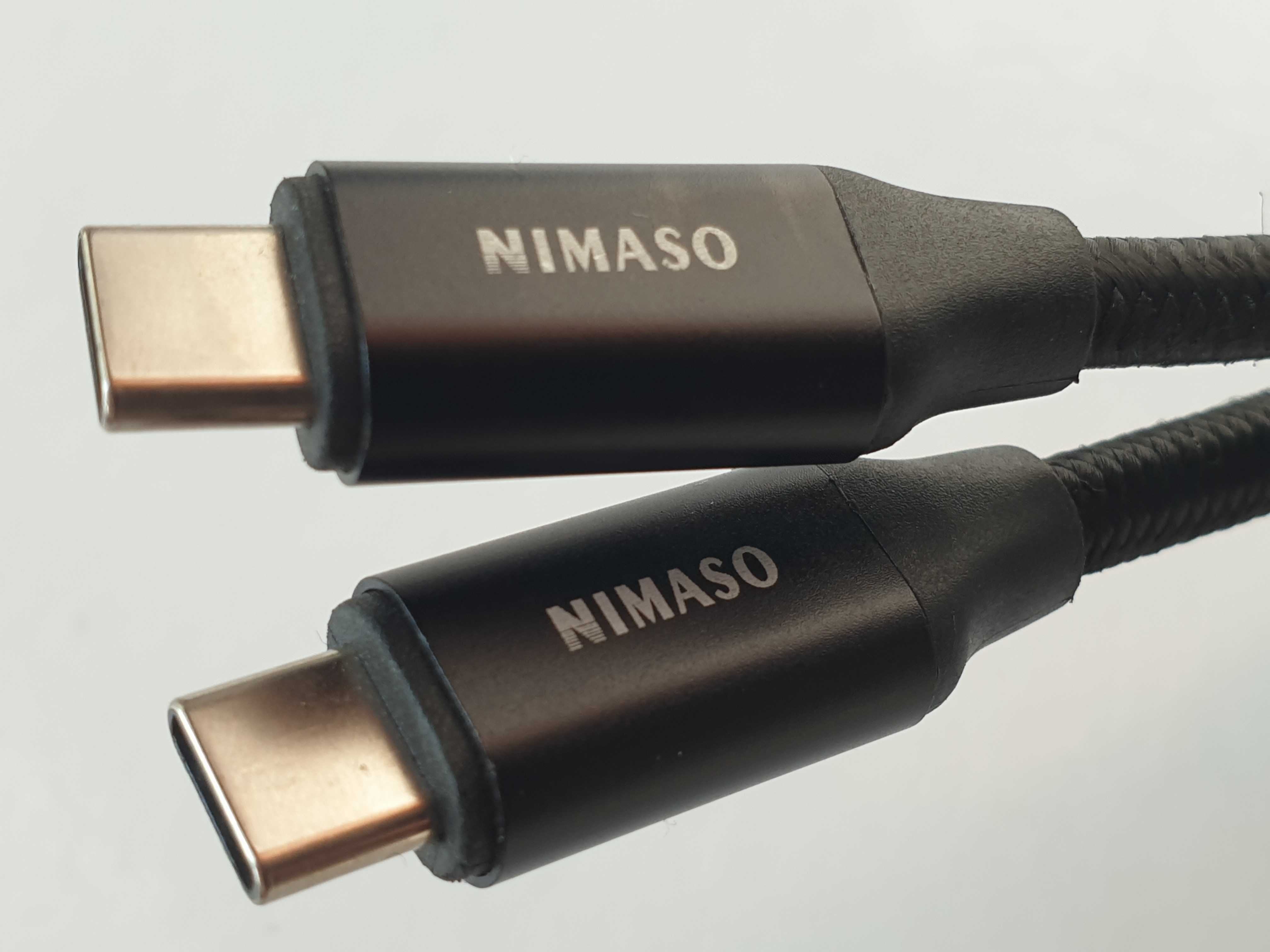 Кабель USB Type C to USB C 3.1 Gen2 1M, NIMASO  100W 4K 60Hz 10Gbps,