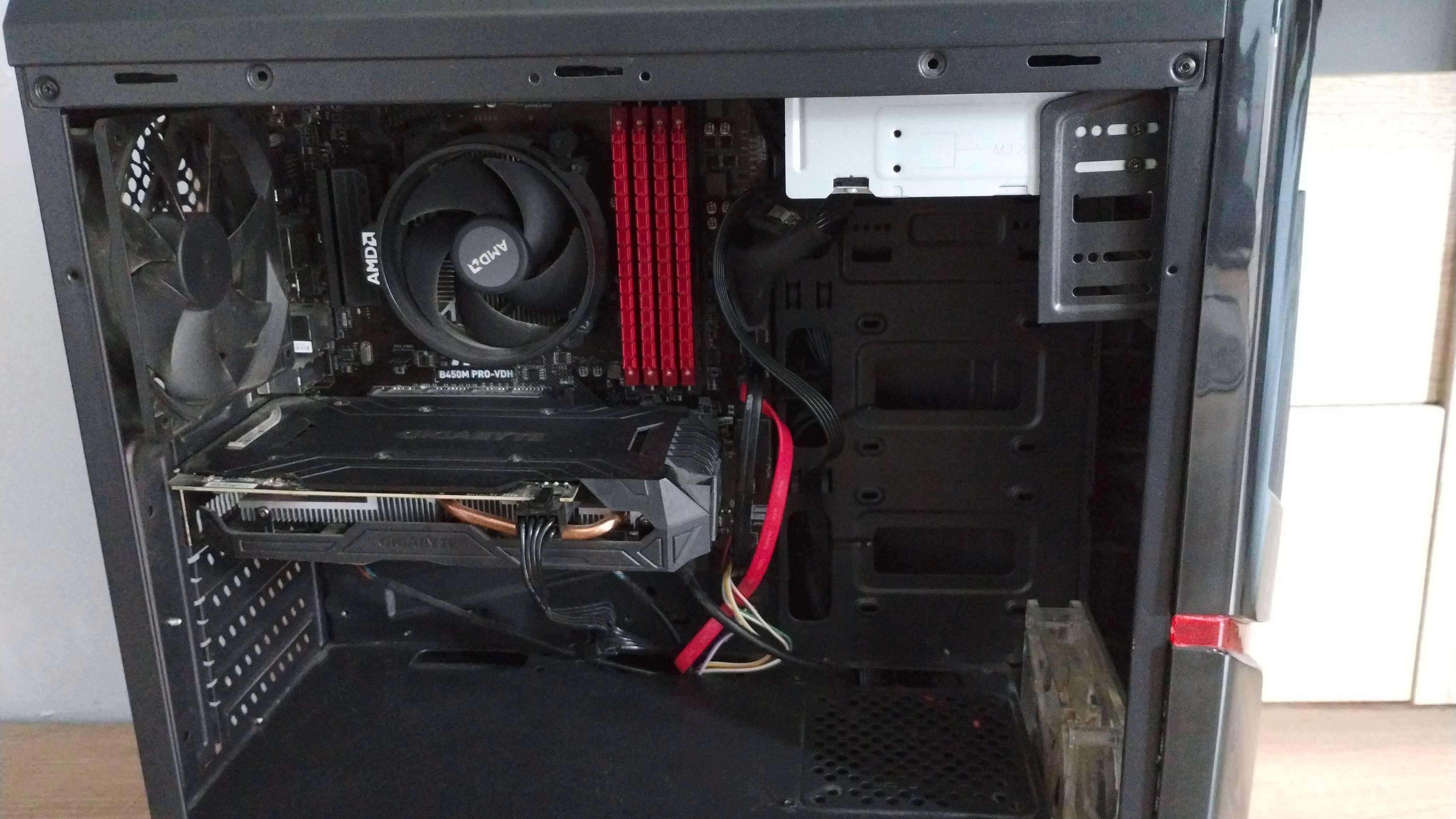 Komputer gtx 1060 3GB, ryzen 3 1200, 16 GB ram