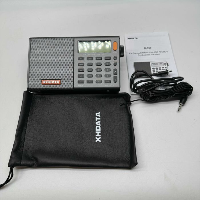 XHDATA D-808 Przenośne Radio Cyfrowe FM Stereo/KW/MW/LW SSB RDS