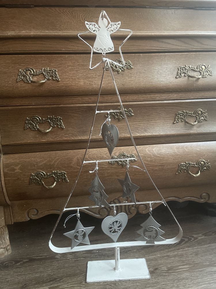 Boze Narodzenie metaloplastyka choinka na zawieszki Home&you
