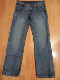 Spodnie chłopięce jeans 152 niebieskie