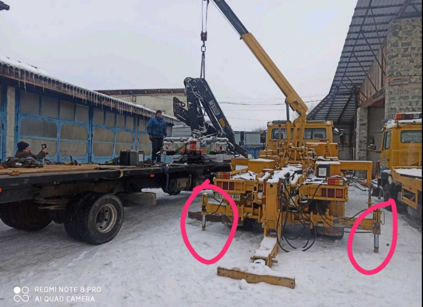 Японський кран маніпулятор кранманіпулятор UNIC special V33 turbo