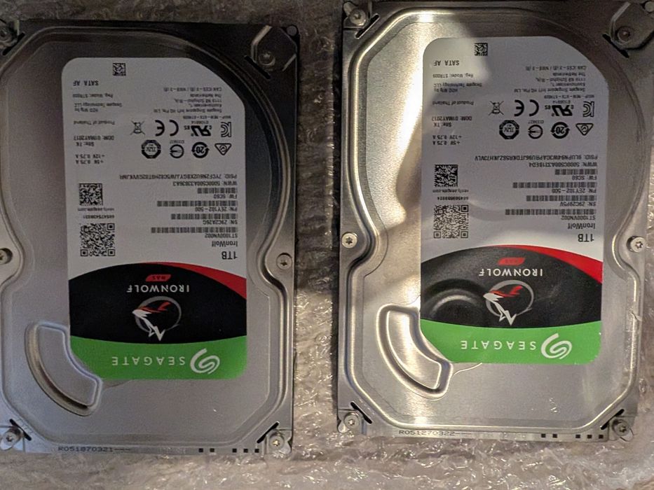 4 x 1Tb Seagate IronWolf 4TB nas serwer