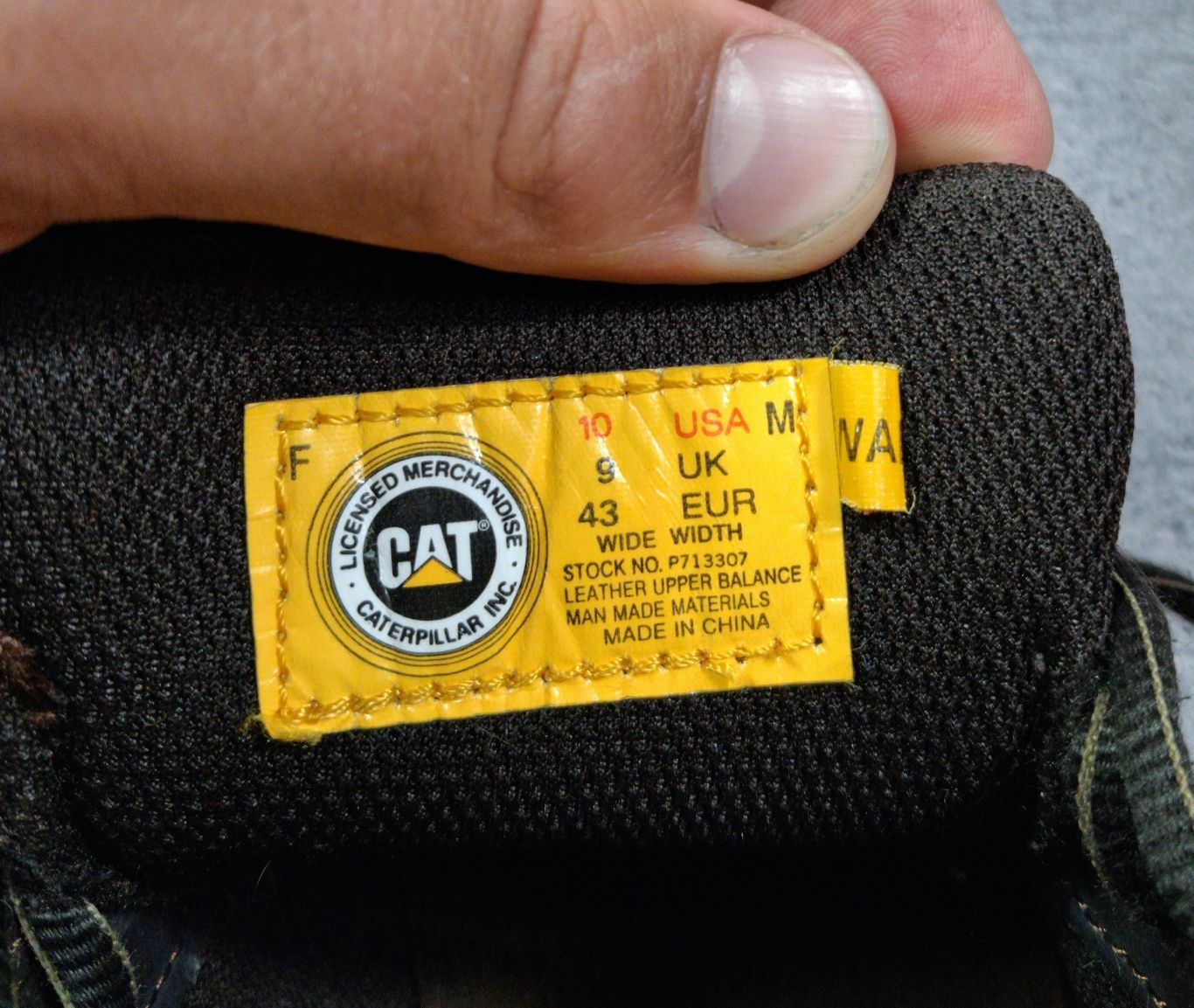 Ботинки Caterpillar Transform Waterproof треккинговые кожаные Cat
