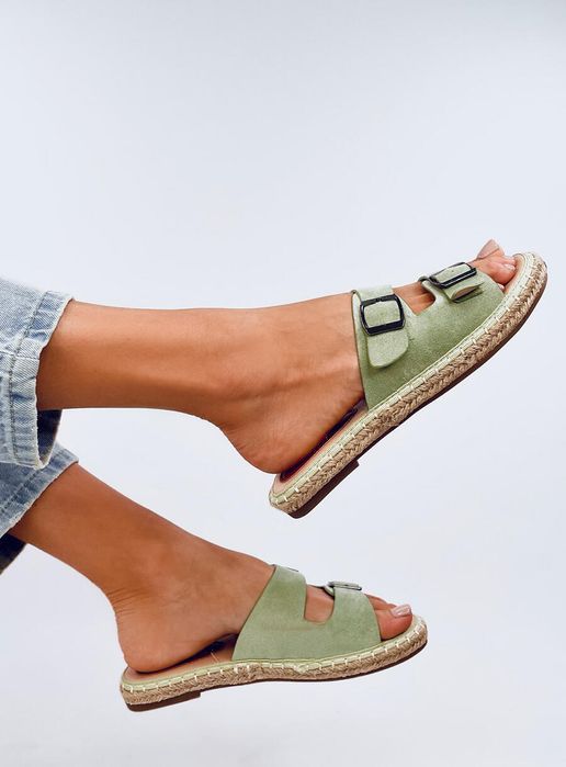 Klapki Espadryle Maina Green