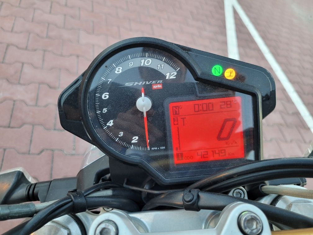 Aprilia shiver 750 na A2 (jak Yamaha MT07 ) 95KM zamiana