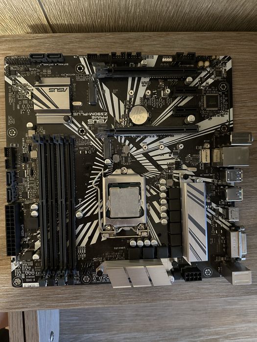 Материнська плата asus prime z390m plus + i5 9600k