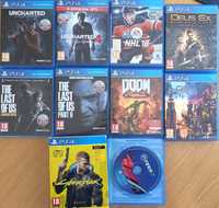 Gry gra PS4 Doom,, the last od us, Deus ex