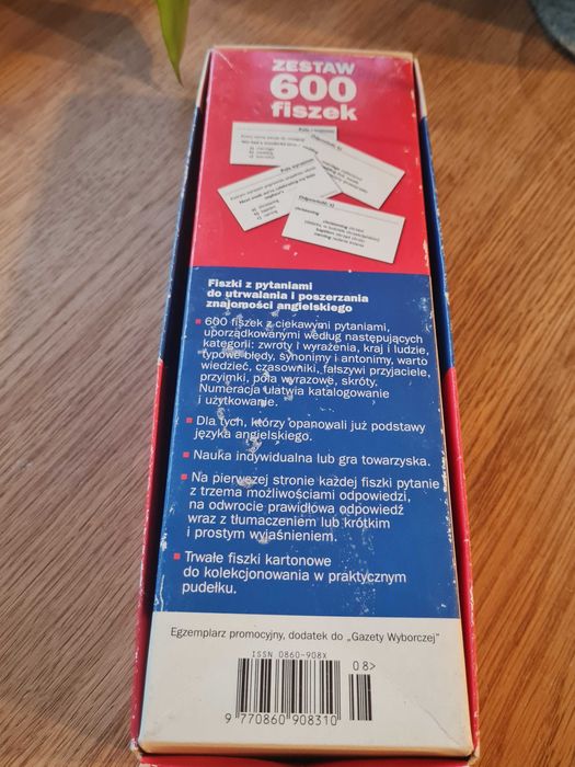 Fiszki do angielskiego