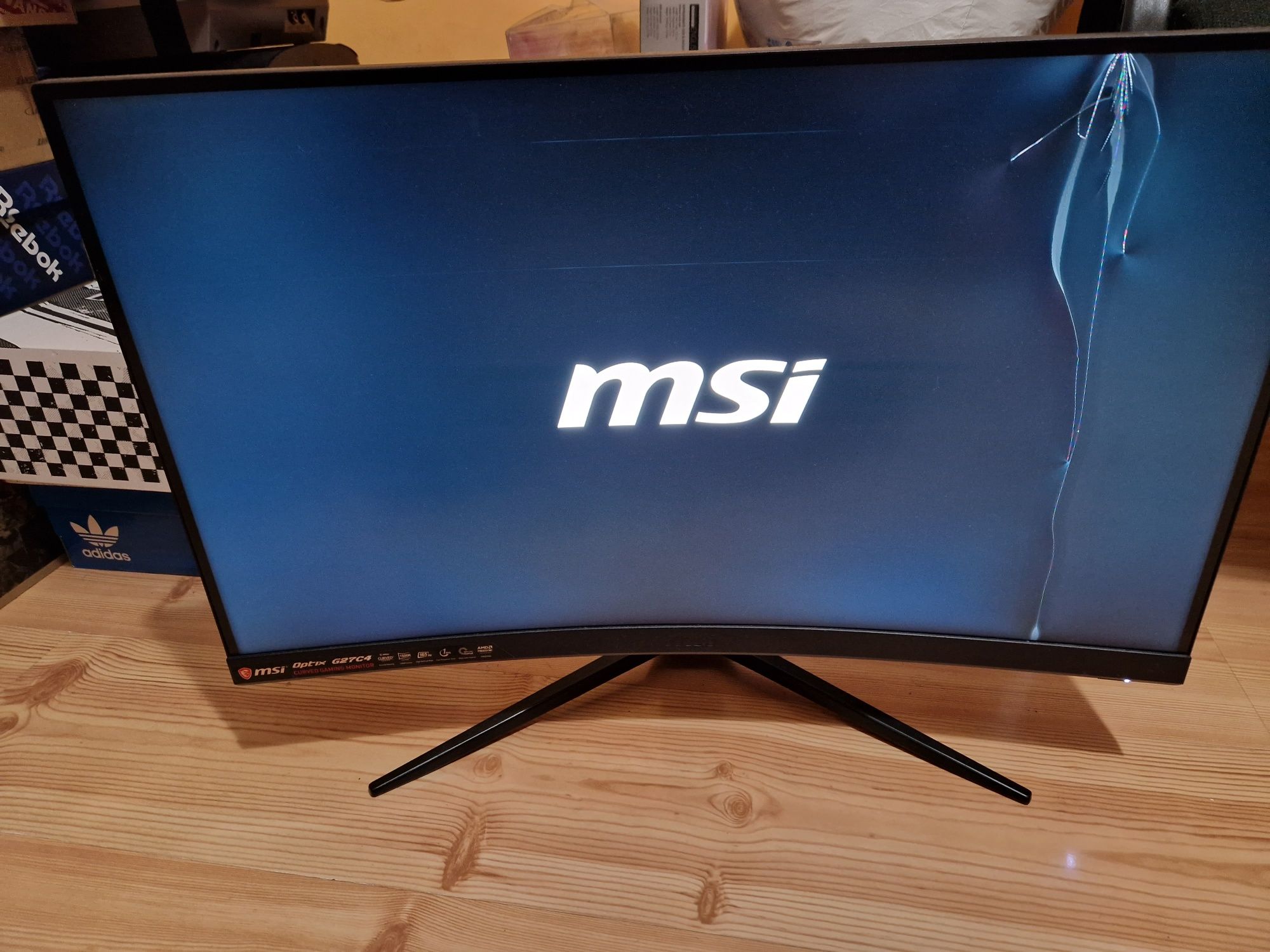 Monitor MSI Optix G27C4 - uszkodzony