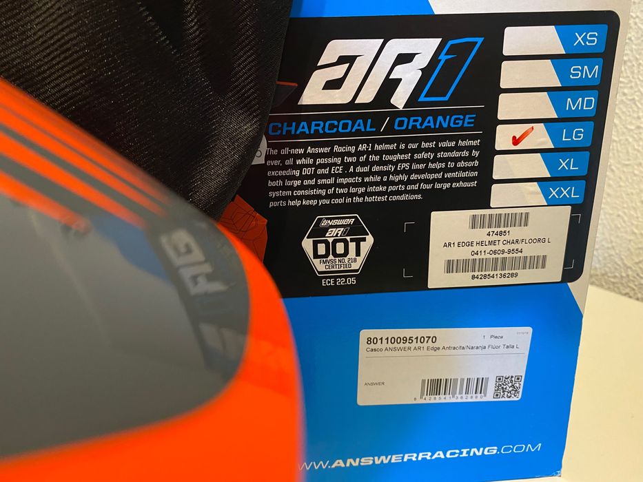 Capacete moto cross novo ANSWER