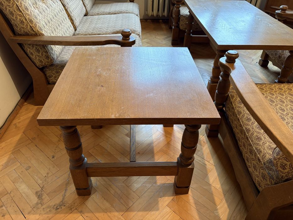 Zestaw wypoczynkowy mebli Mieszko PRL epokowy