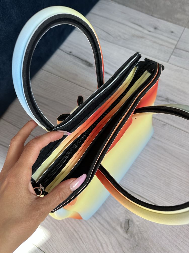 Save my bag сумка стильна літня італійська брендова жовта голуба черво