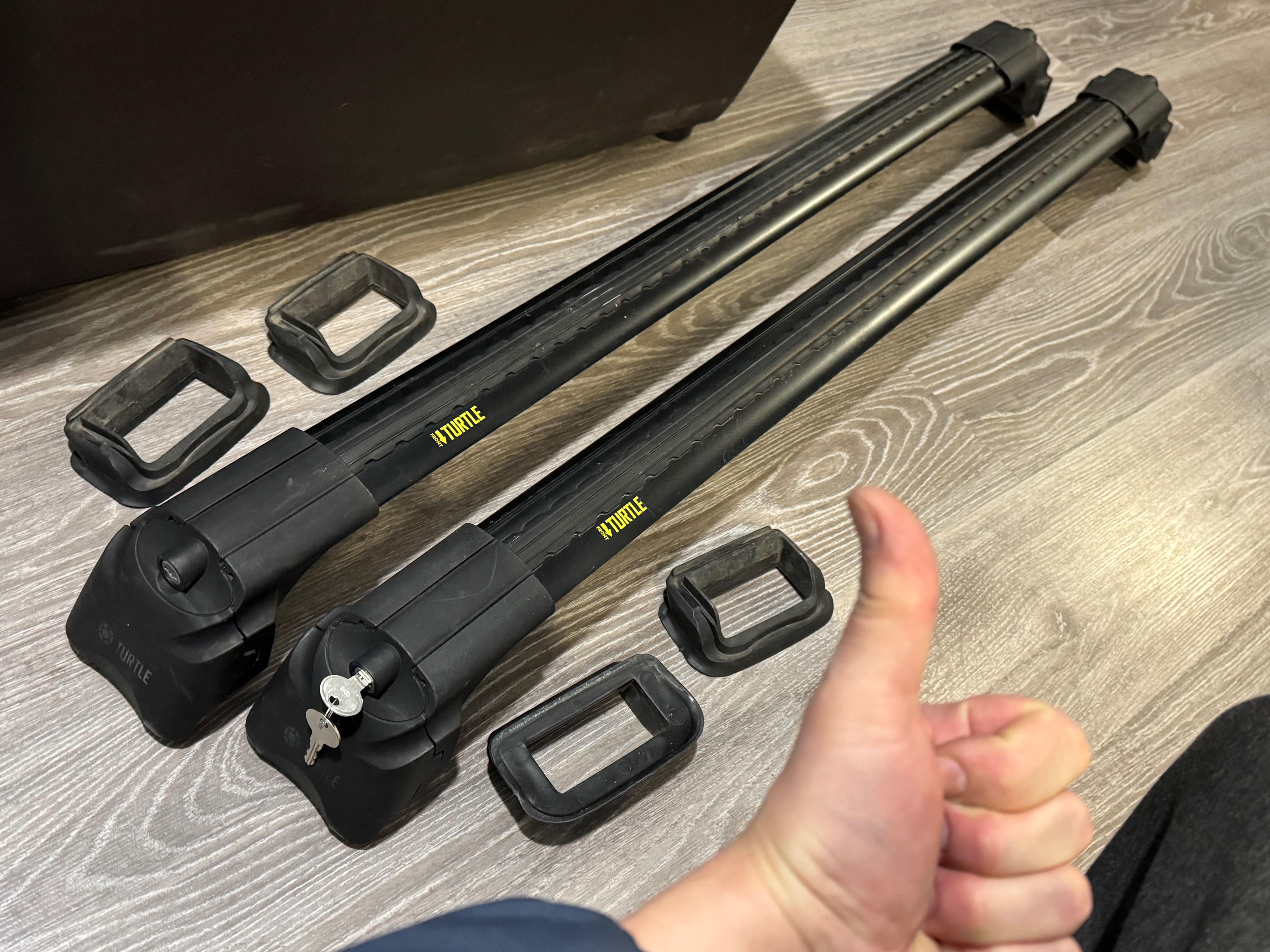 Поперечини в штатні місця Turtle Air 3 Black