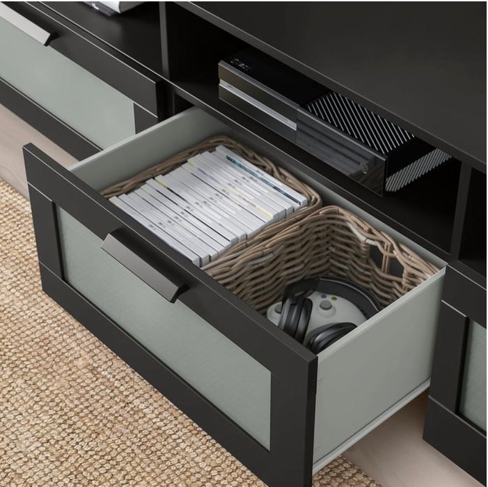 Móvel TV preto IKEA