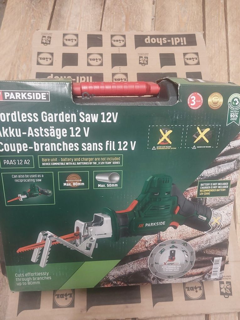 Пила 12v Parkside