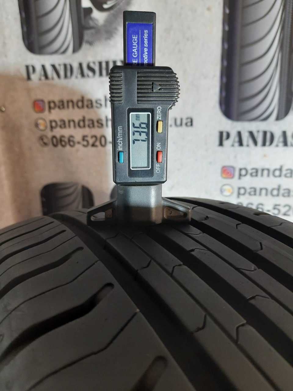 Шини 7,5мм 215/60 R17 CONTINENTAL ContiEcoContact 5 б/у літо склад
