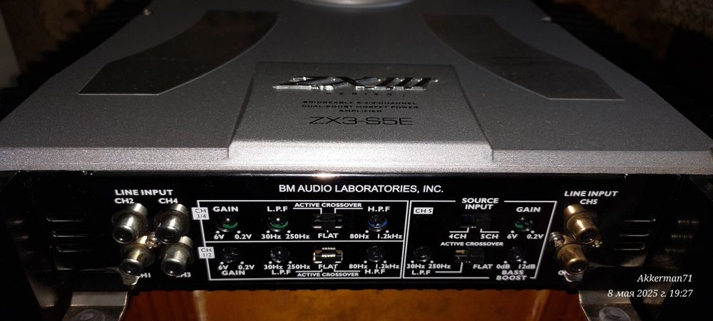 Продам профессиональный 5 кан усилитель Boschmann ZXlll-S5E 3.300вт