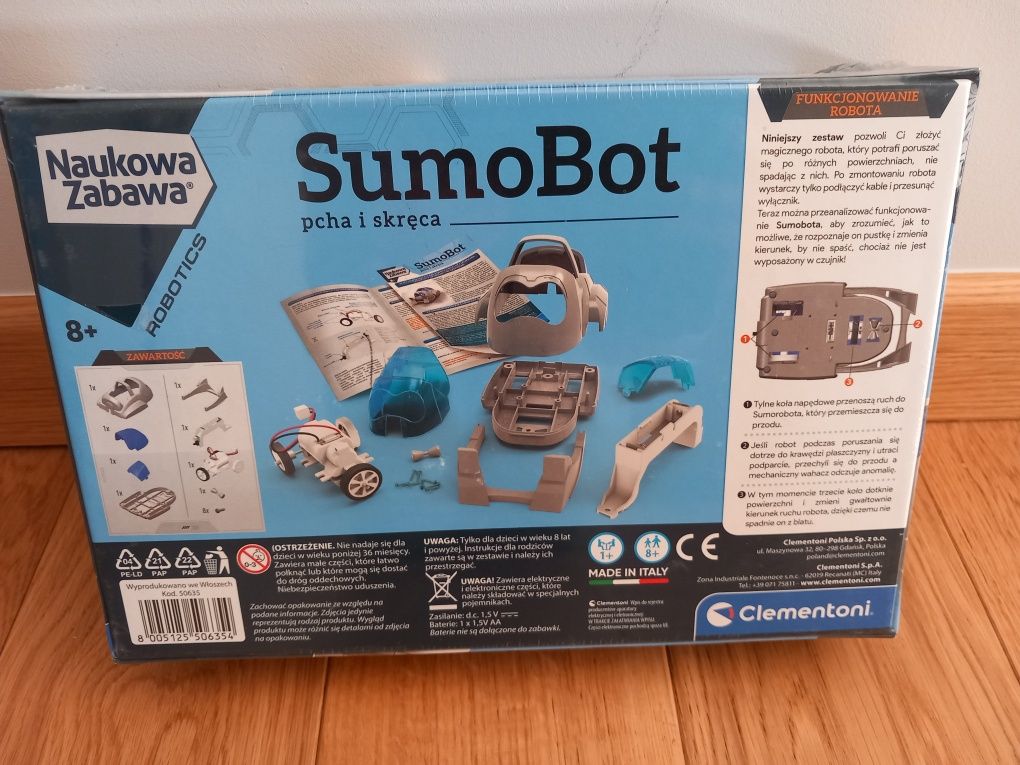 Naukowa Zabawa SumoBot- NOWY ZESTAW