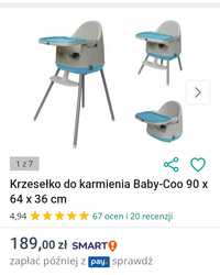 Krzesełko do karmienia.