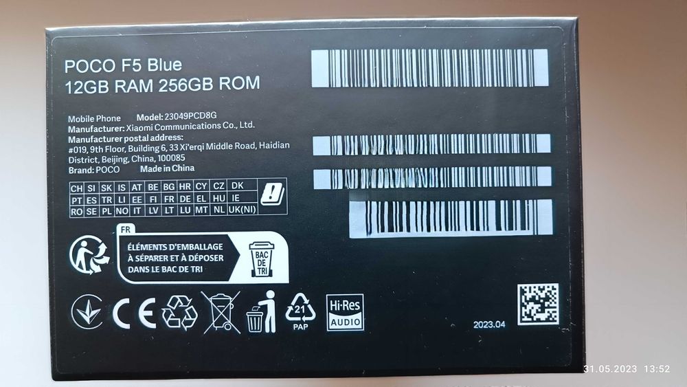 telefon POCO F5 256GB Android 14