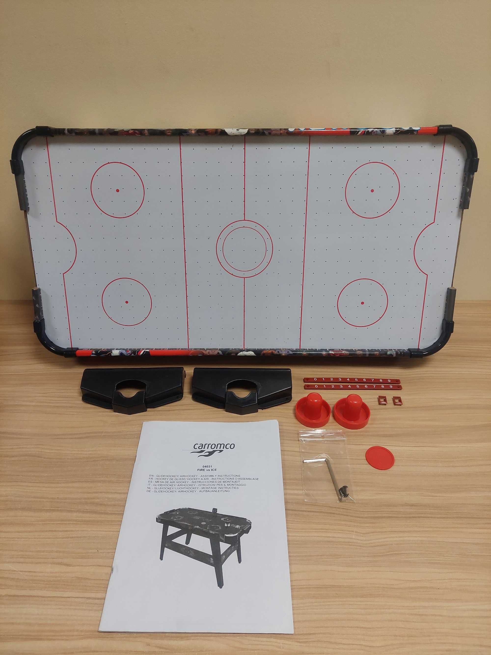 AIR Hockey Cymbergaj Stół 69x36 cm do GRY HOKEJ A