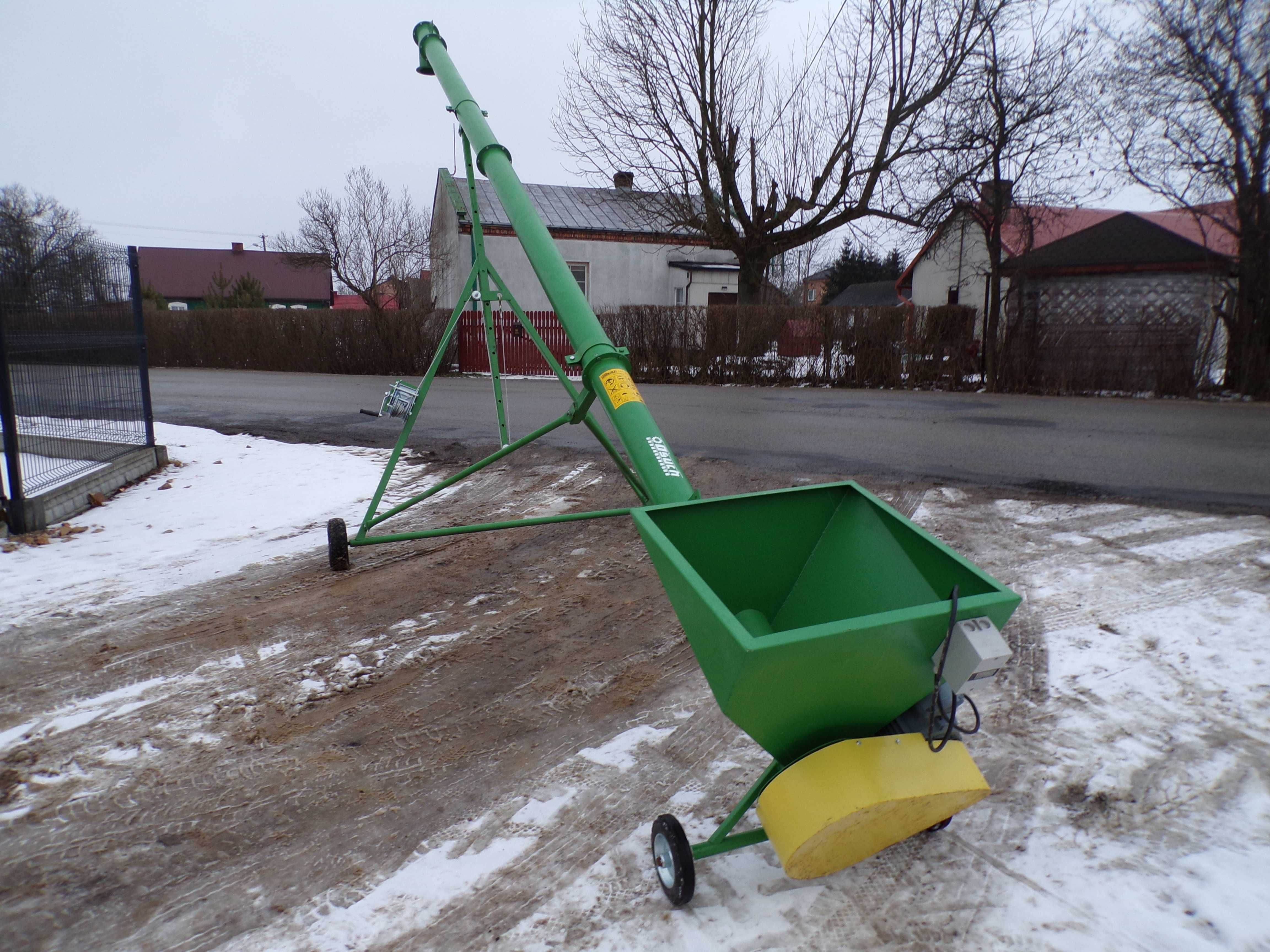 żmijka do zboża/ podajnik przenośnik/ ssący/ tłoczący/ wózek/ 2-12m