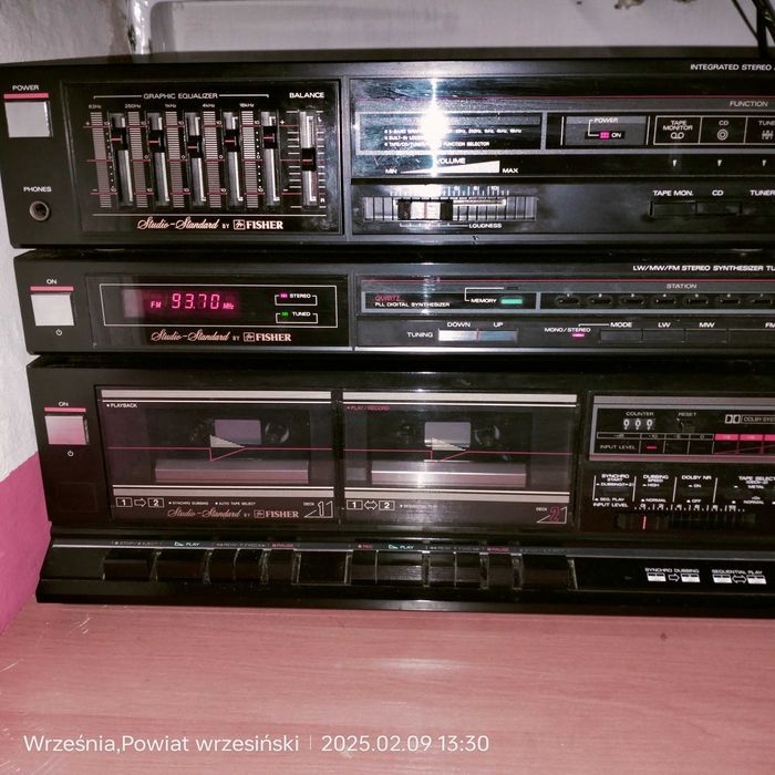 Wieża fisher  audio