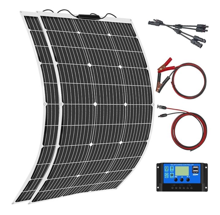 Zestaw elastycznych paneli słonecznych Aysolar 200 W 12 V