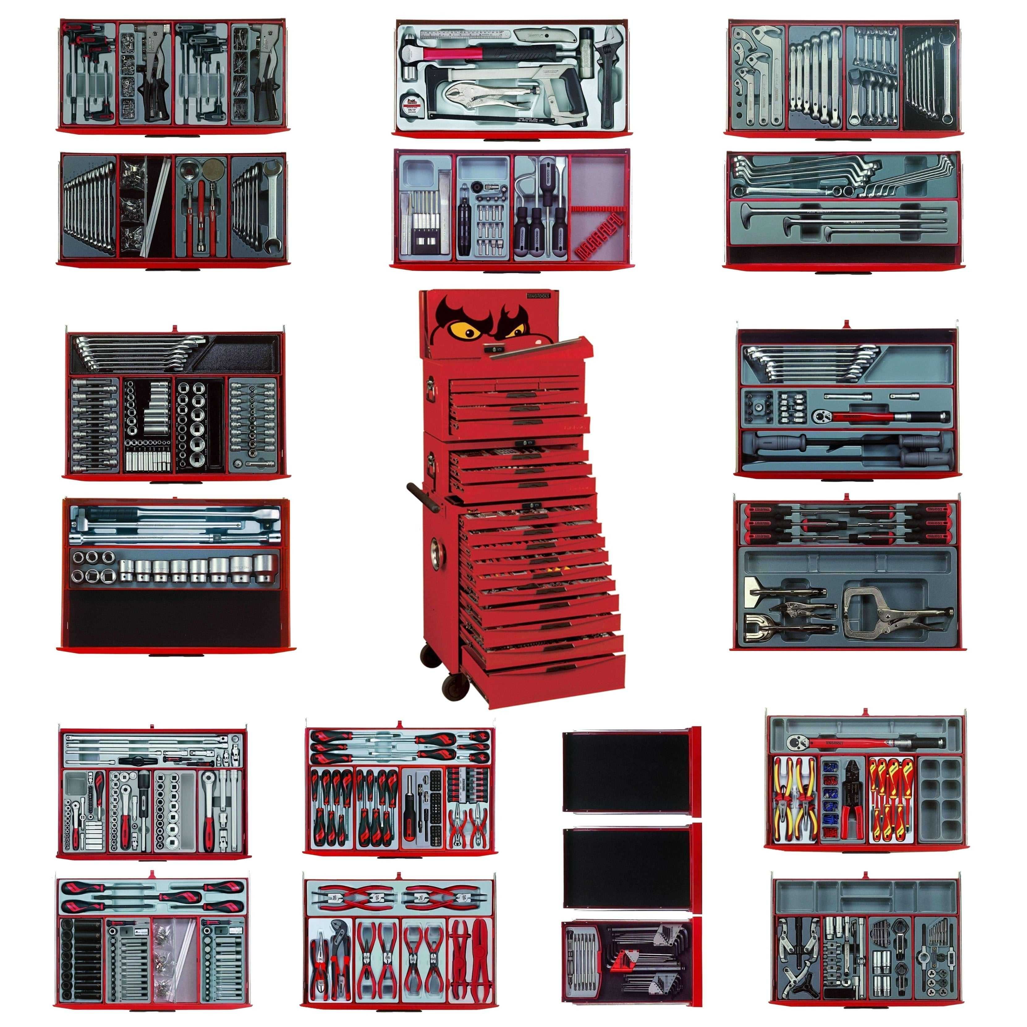 Carro TengTools MEGA MASTER 1001 Ferramentas