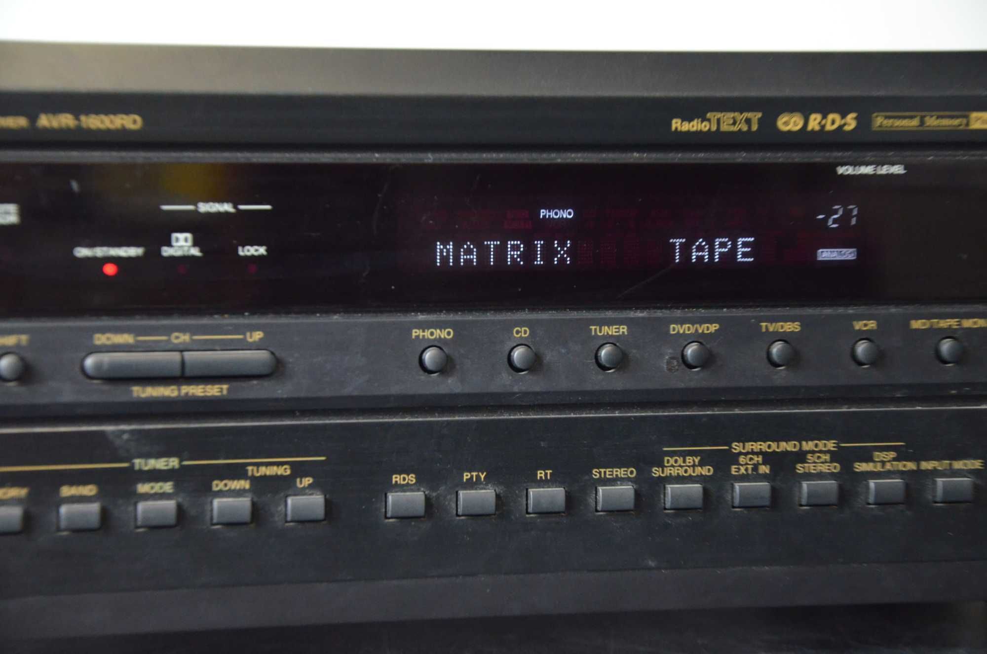 AMPLITUNER DENON AVR-1600 RD Pilot  okazja Oryginał