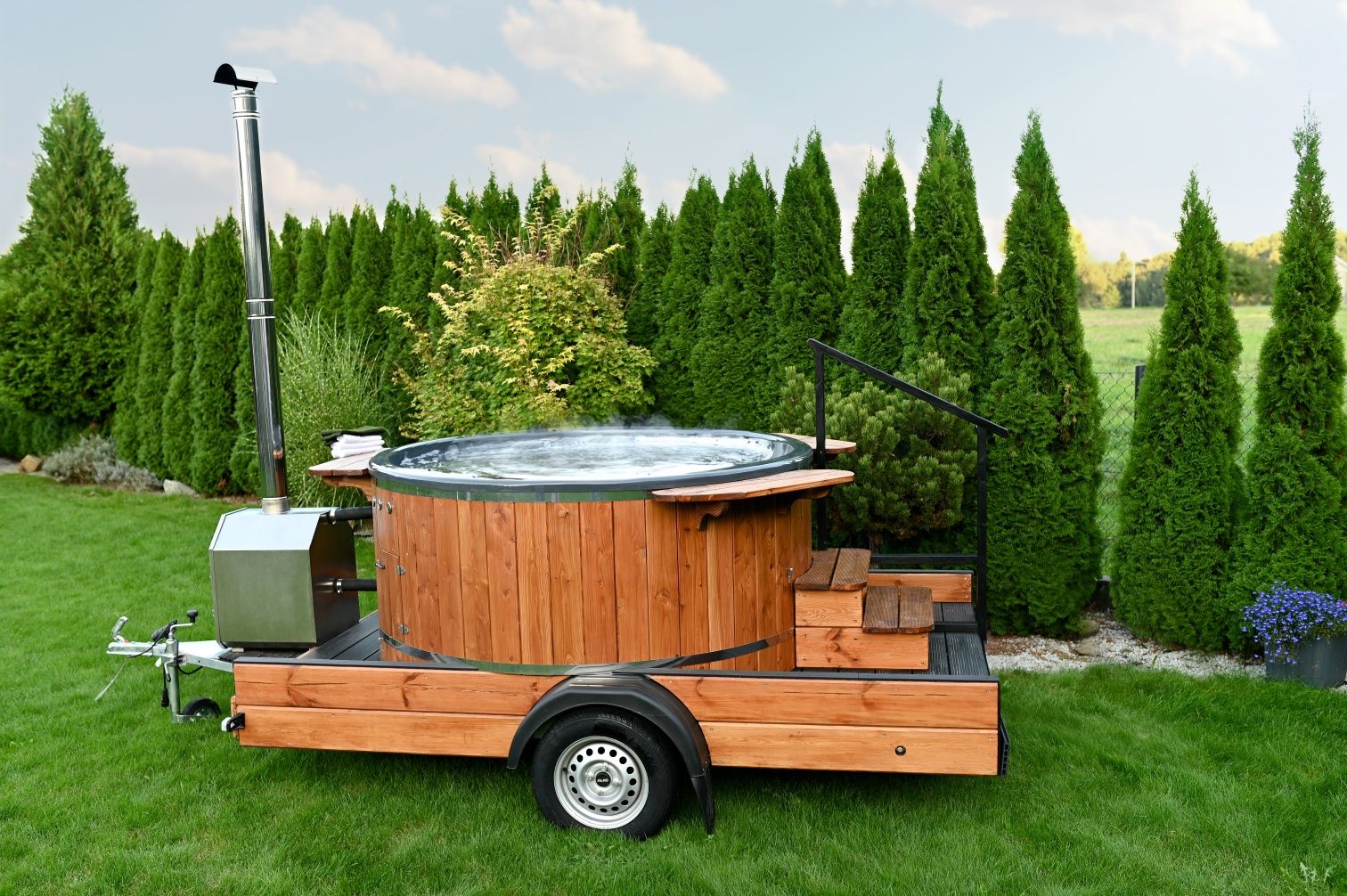 Mobilna Balia z jacuzzi - wynajem