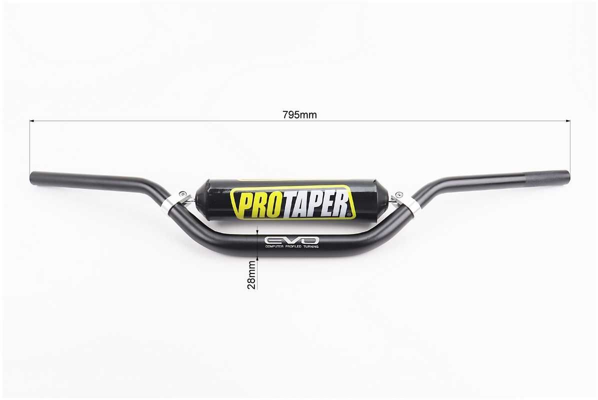 Руль мото "PROTAPER" d28 L795 с буфером, чёрный