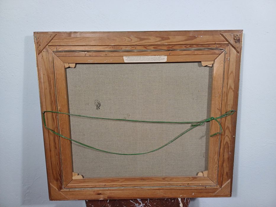 Stary obraz na płótnie Edith Gert .