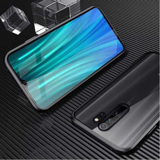 Etui 3w1 Magnetic GLASS 360° - Aluminium do Xiaomi Redmi Note 8 Pro