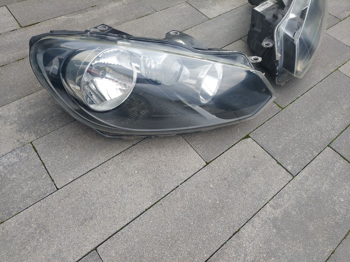 Reflektor lampa przód prawa lewa -europejska- Volkswagen Vw golf VI 6