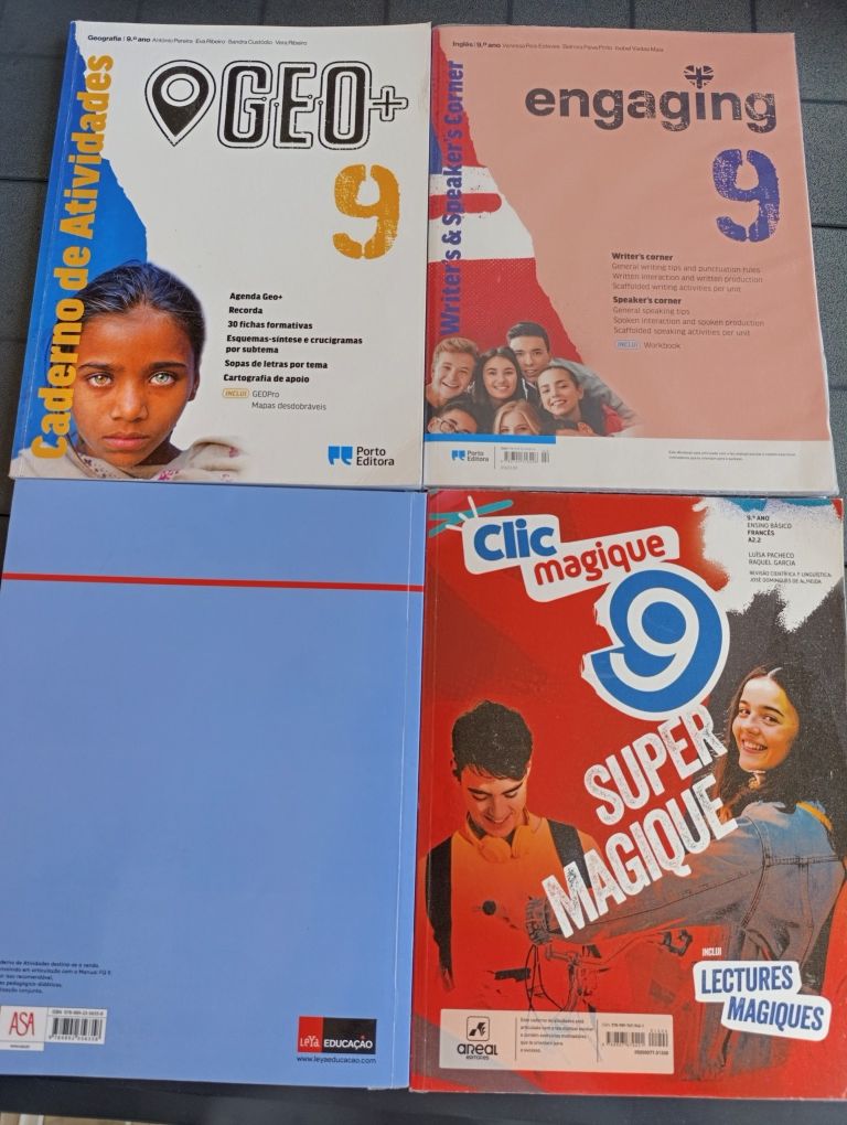 Vendo caderno atividades 9ano, novos