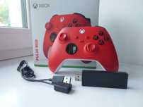 Xbox Series Controller Pulse Red + Microsoft Wireless Adapter V1