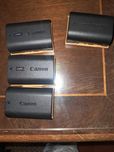 Baterias para Canon e carregadores