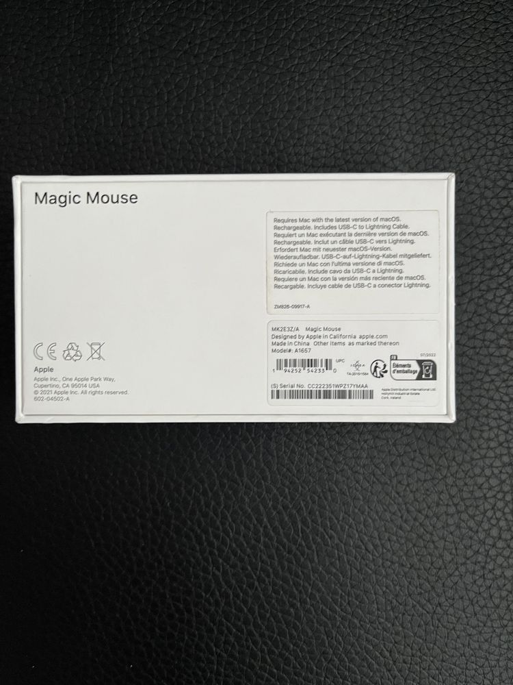 Apple Magis Mouse White Multi-Touch Surface 2021